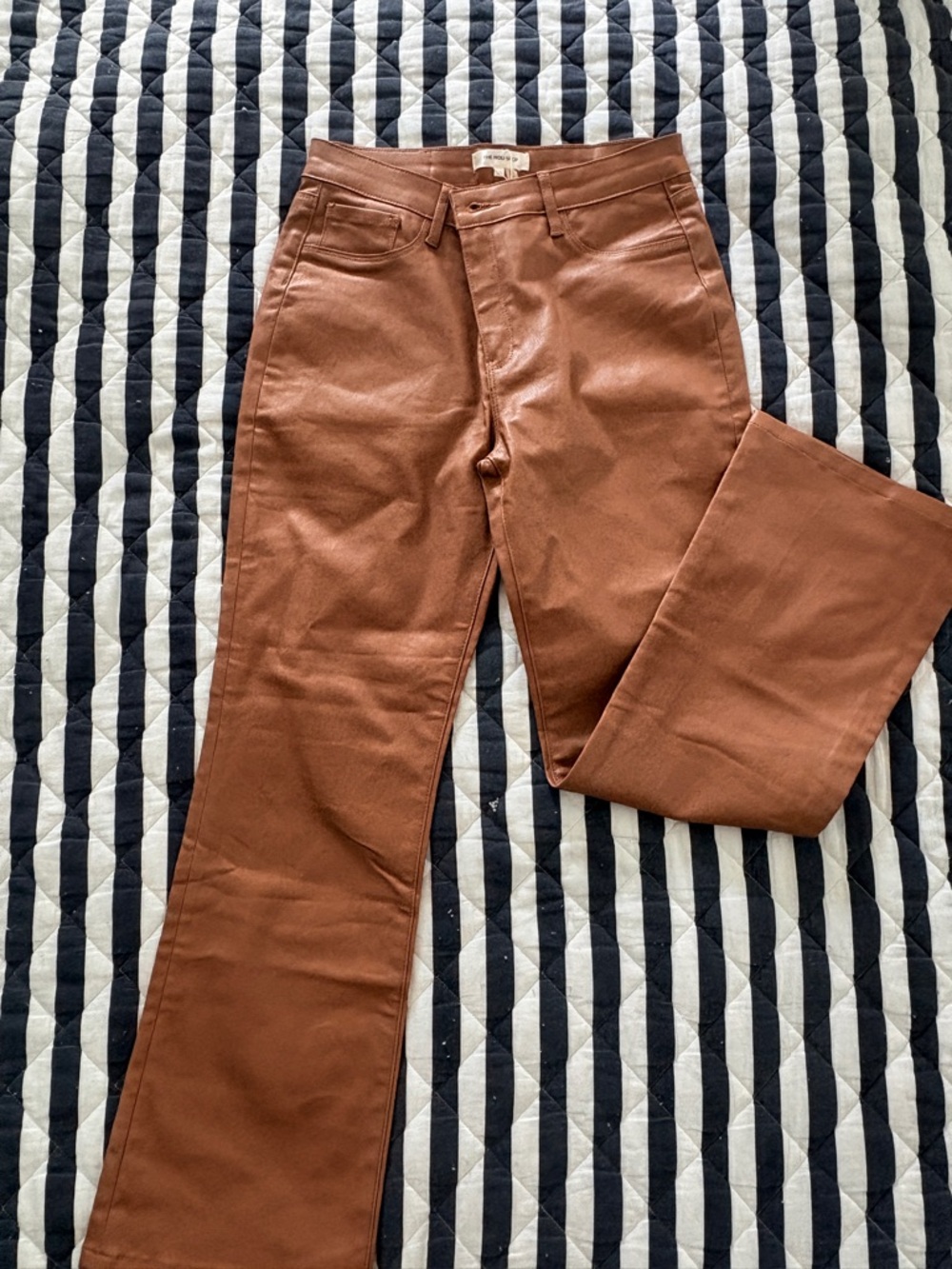 Noli High Rise Women's Jeans in Warm Rust Brown